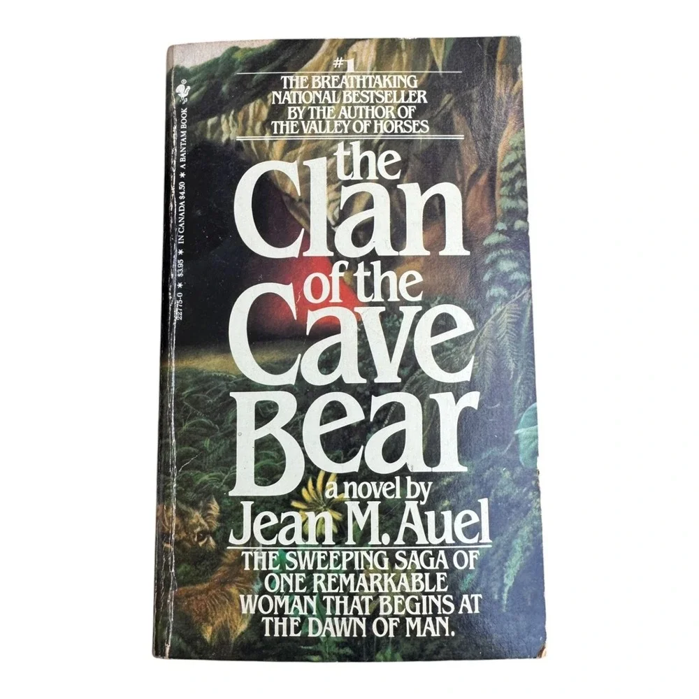 The Clan of the Cave Bear by Jean M. Auel (1981 Bantam Mass Market Paperback)